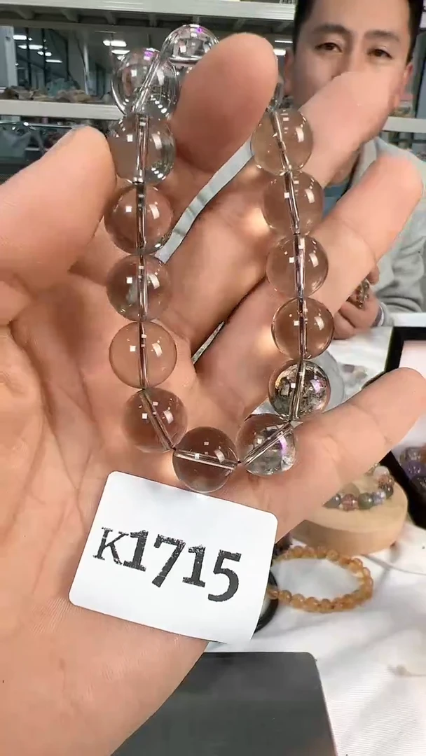 【闪购商品】水晶手链未镶嵌K1715 14mm