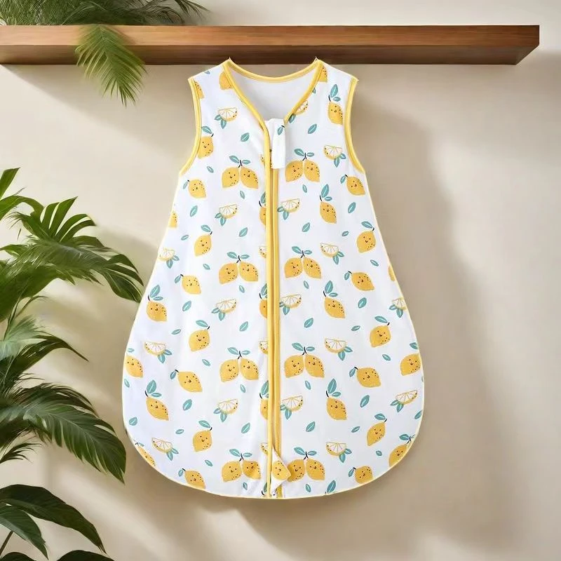婴儿睡袋春秋冬款夏季薄款宝宝背心式新生儿防踢被子神器四季通用