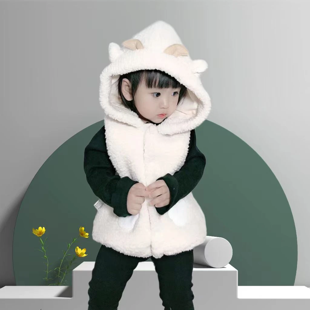 婴幼儿马甲秋冬外穿洋气宝宝马夹男女童加绒保暖背心卡通恐龙坎肩