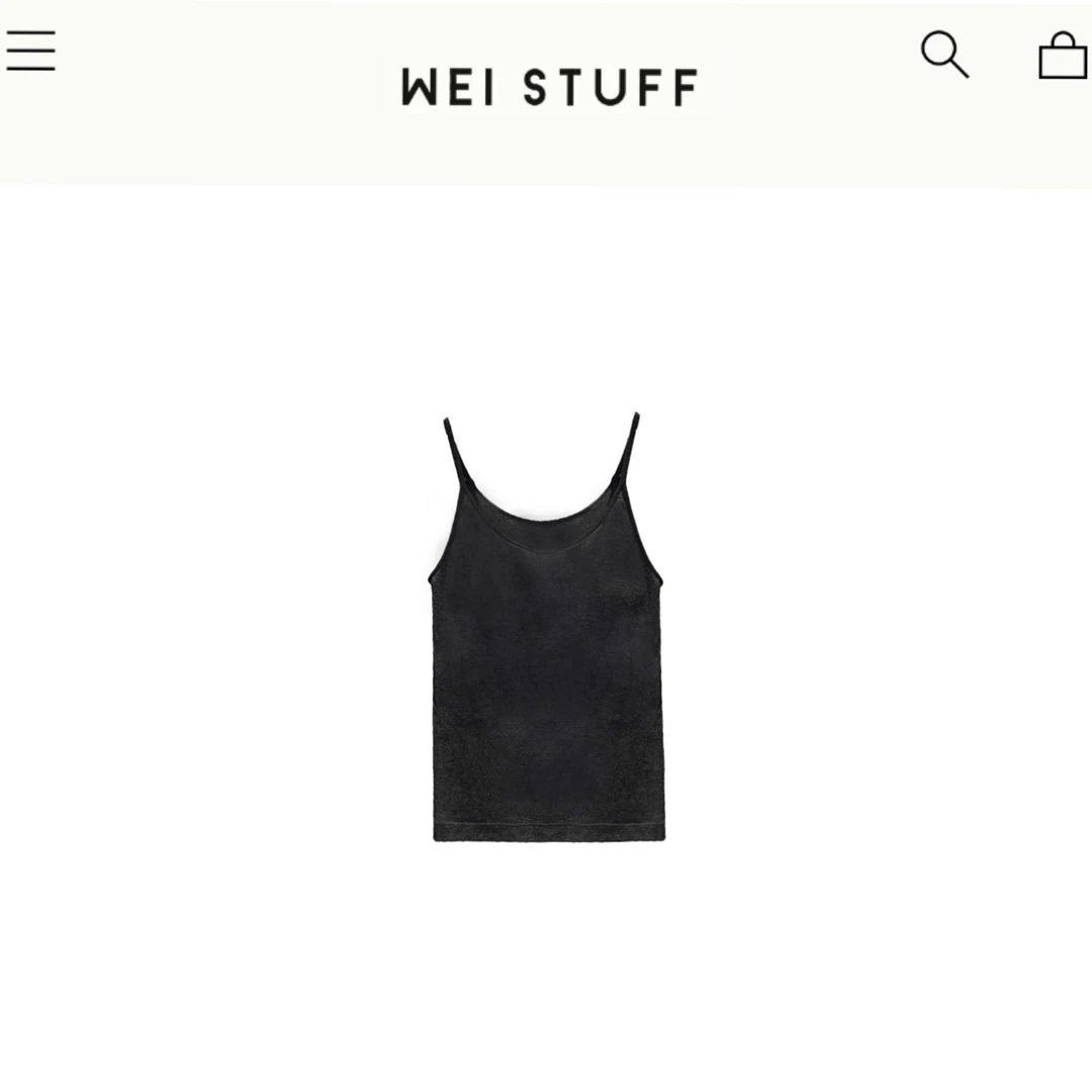 WEI STUFF  会呼吸的万能吊带背心 4865