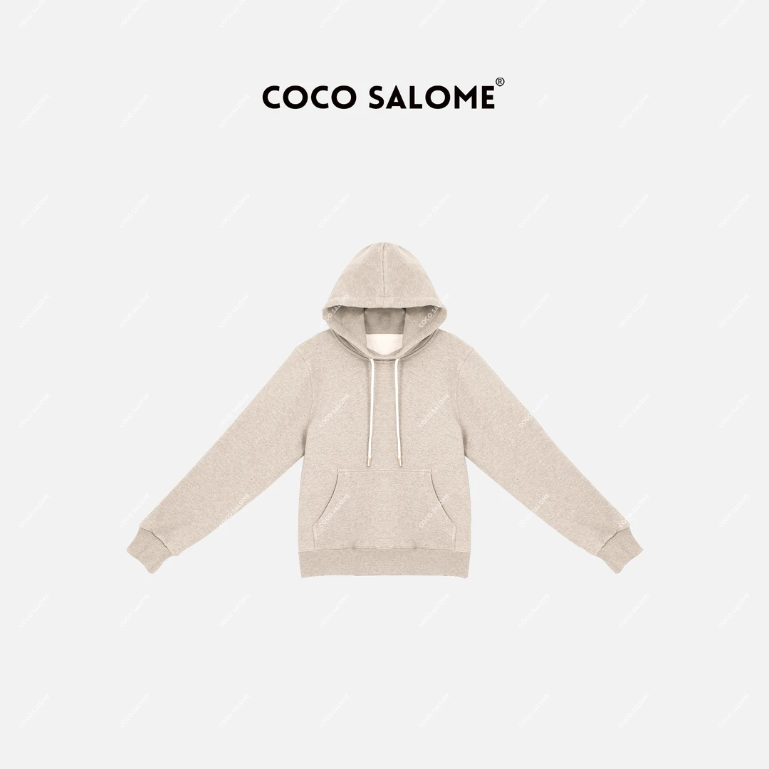 COCO SALOME⒀【清晨】100棉新款400g男女同款大版连帽卫衣225S