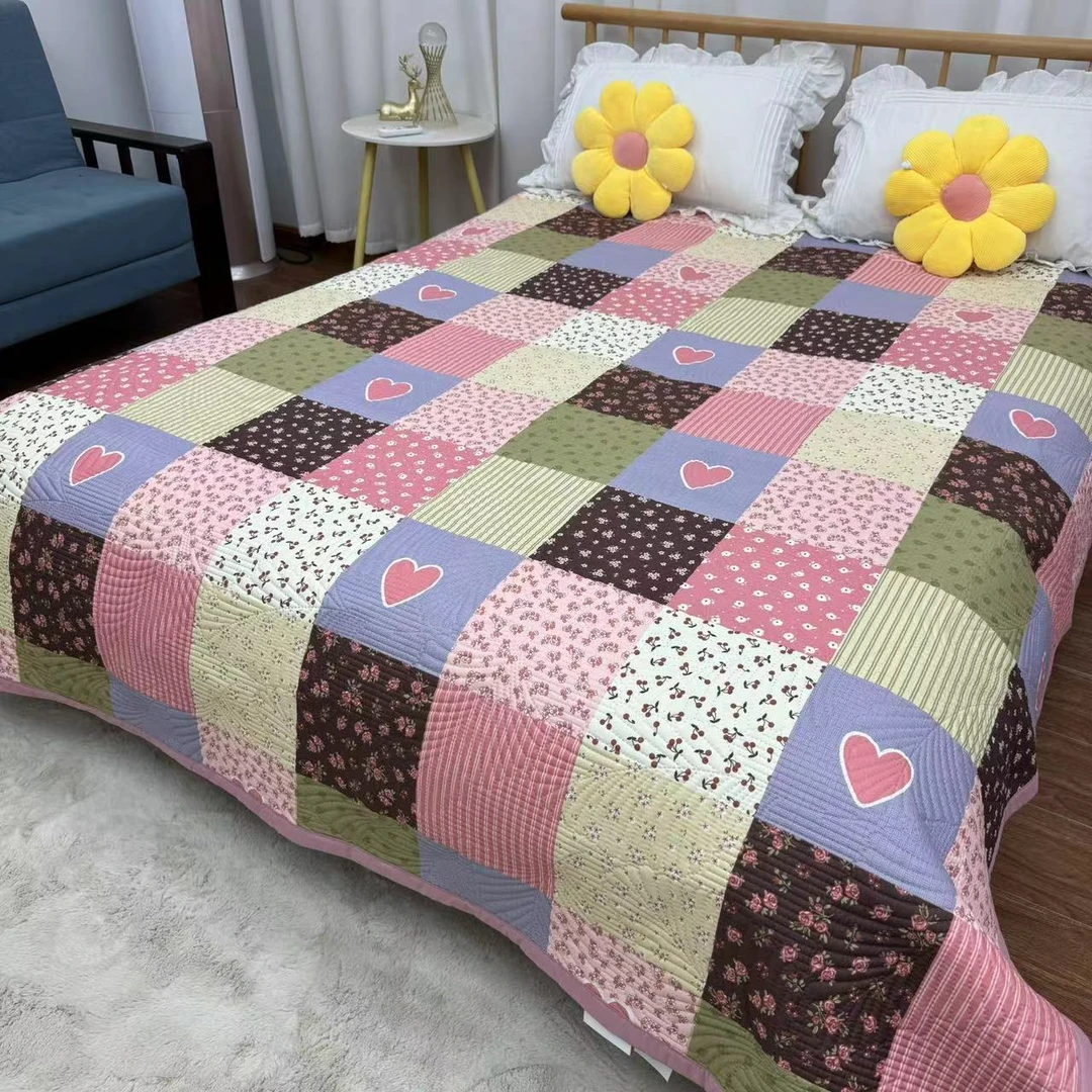 【粉百福】家用多功能四季床盖亲肤透气