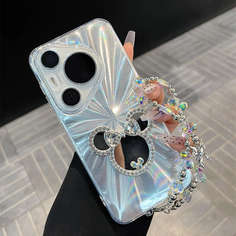 适用华为pura70pro手机壳nova12/11极光镜面70ultra/mate60/40pro