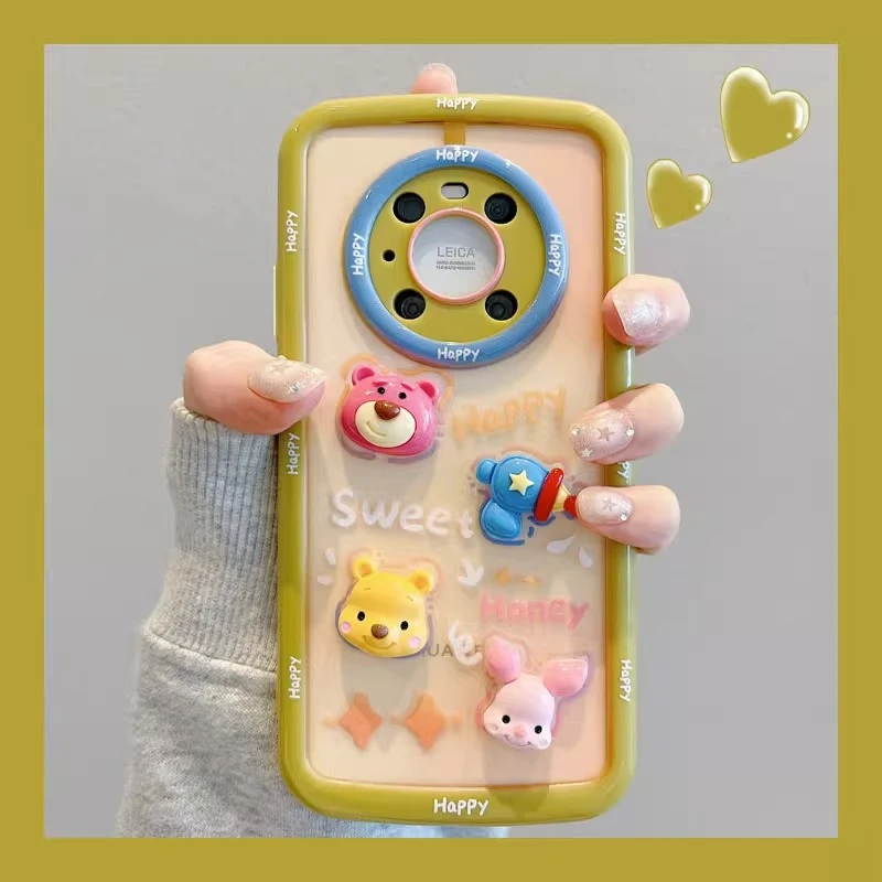 立体可爱总动员公仔华为mate40pro壳mate50pro男女款mate30pro