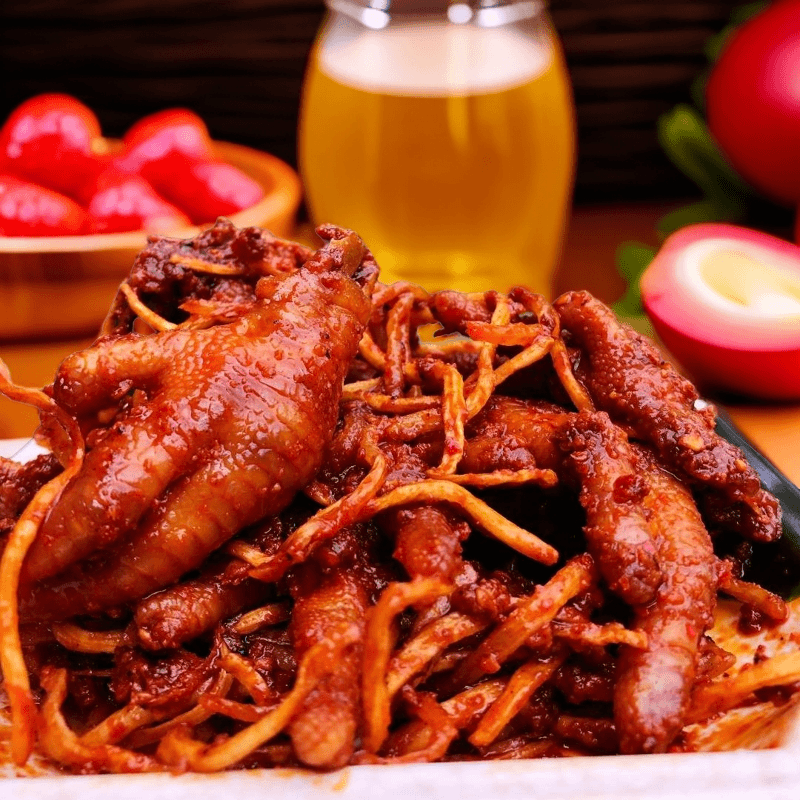 阿赛正宗佤味 鸡爪撇菜根 鲜香香辣休闲 下酒追剧 上班必备零食