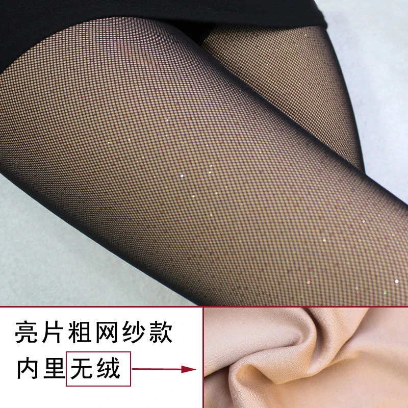 新款80克粗网薄款高定制时尚大码美腿袜