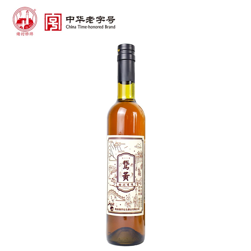 谢村桥谢村桥鹅黄谢村黄酒特型半甜糯米黄酒中华老字号500ml