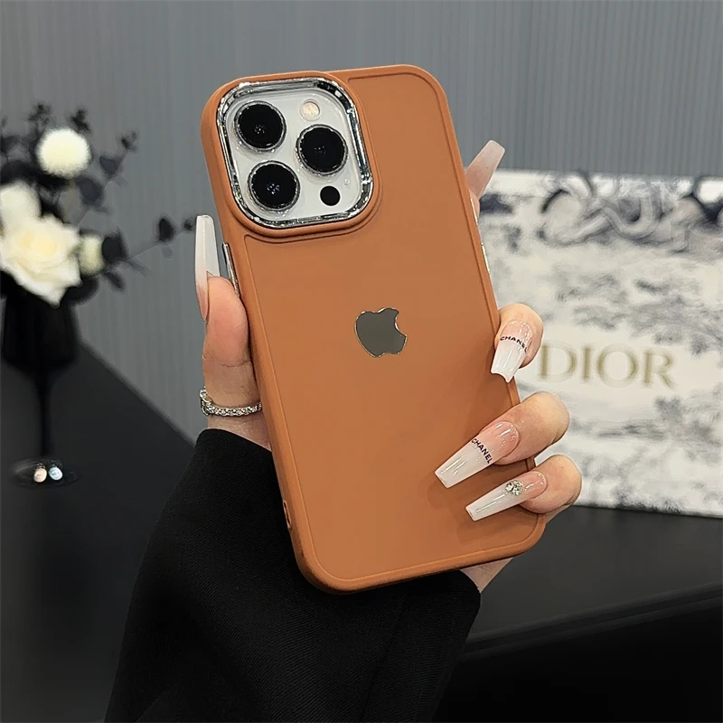 高端简约新款大气iPhone15苹果13/14promax高级大相框防摔手机壳