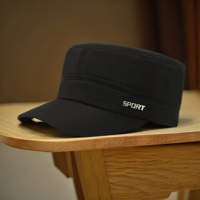 【刀狼款】大头围帽子后留口百搭中老年男士日本户外防尘罩挡泥板