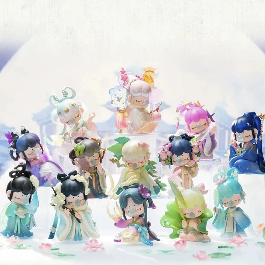 【拆盒】文创好物正版Nanci囡茜诗情画意系列盲盒潮玩国风手办摆件