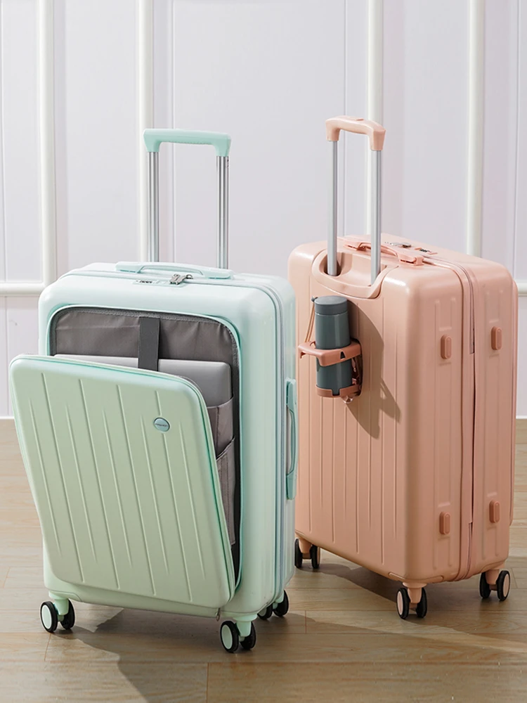 飞飞万奢前开口轻便登机行李箱商务拉杆箱旅行箱便携式旅行行李箱