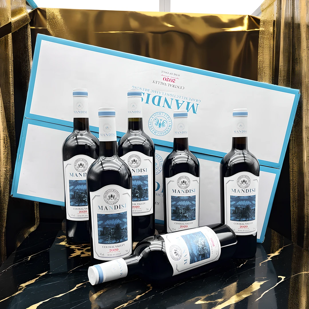 智利原装进口干红葡萄酒干型红酒整箱礼盒装送礼批发柔和陈酿浓郁