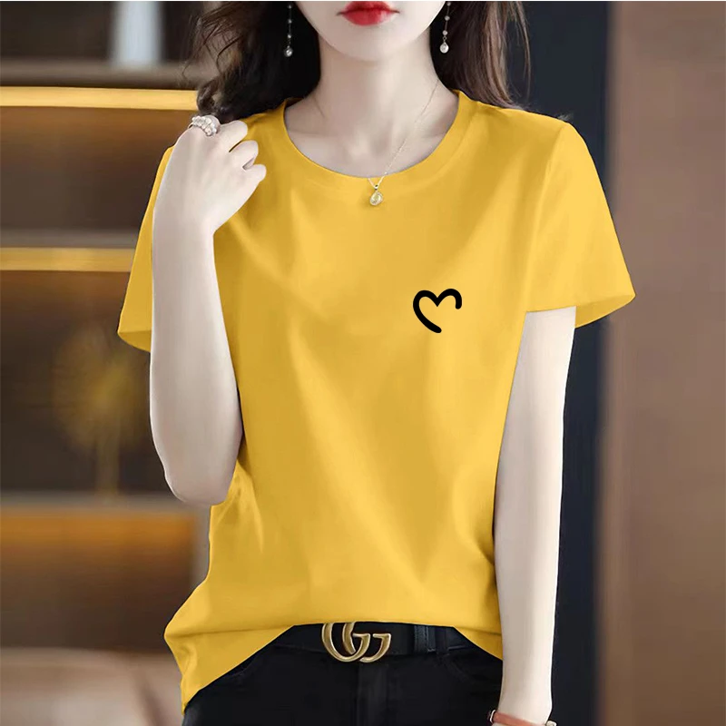 黄色95棉大码女人味韩版女士50-60岁高档后妈千金纯欲慵懒风bzxo