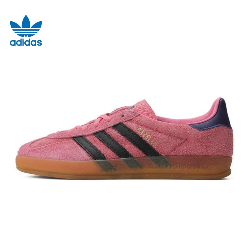 adidas阿迪达斯【同】三叶草女鞋GAZELLE INDOOR运动鞋休闲鞋IE7002
