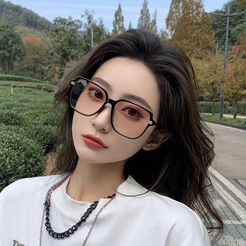 2023新款墨镜女款开车日落色韩版腮红显瘦太阳镜男高级感时尚个性