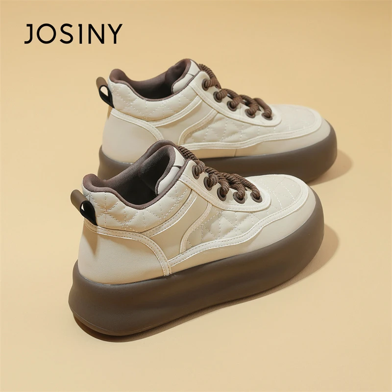 卓诗尼运动鞋女2025新款冬季加绒加厚保暖棉鞋女款户外时尚休闲鞋