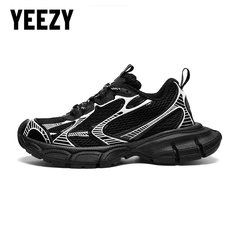 YEEZY休闲老爹鞋网面老爹鞋厚底增高时尚休闲百搭情侣运动潮流鞋