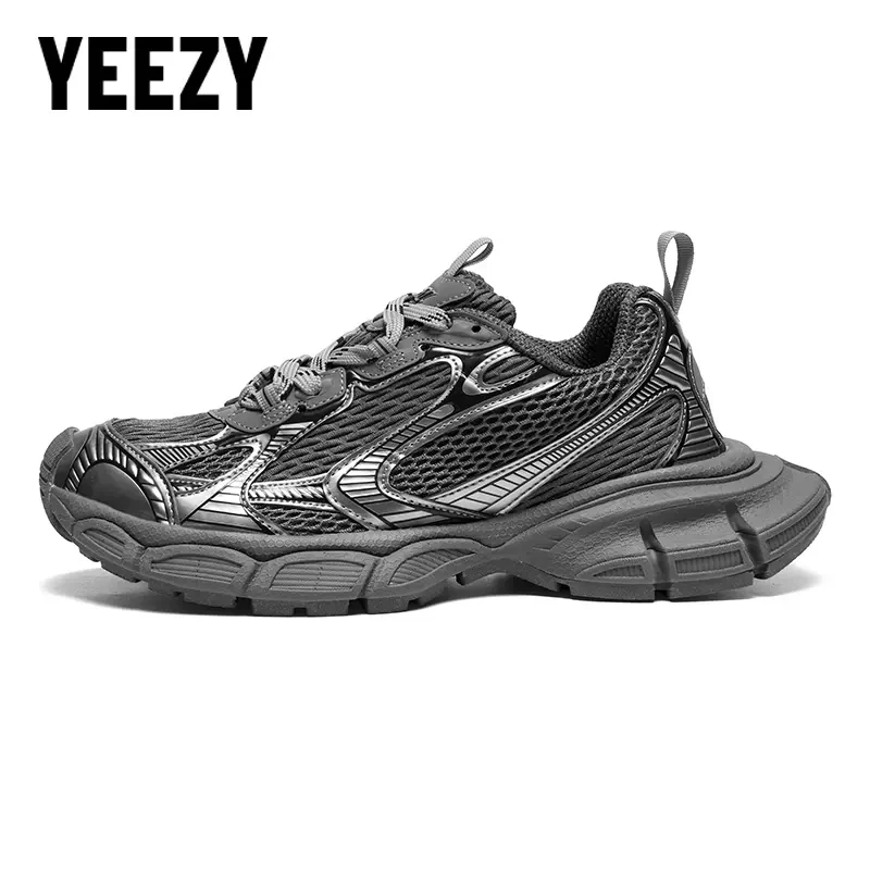 YEEZY休闲老爹鞋网面老爹鞋厚底增高时尚休闲百搭情侣运动潮流鞋