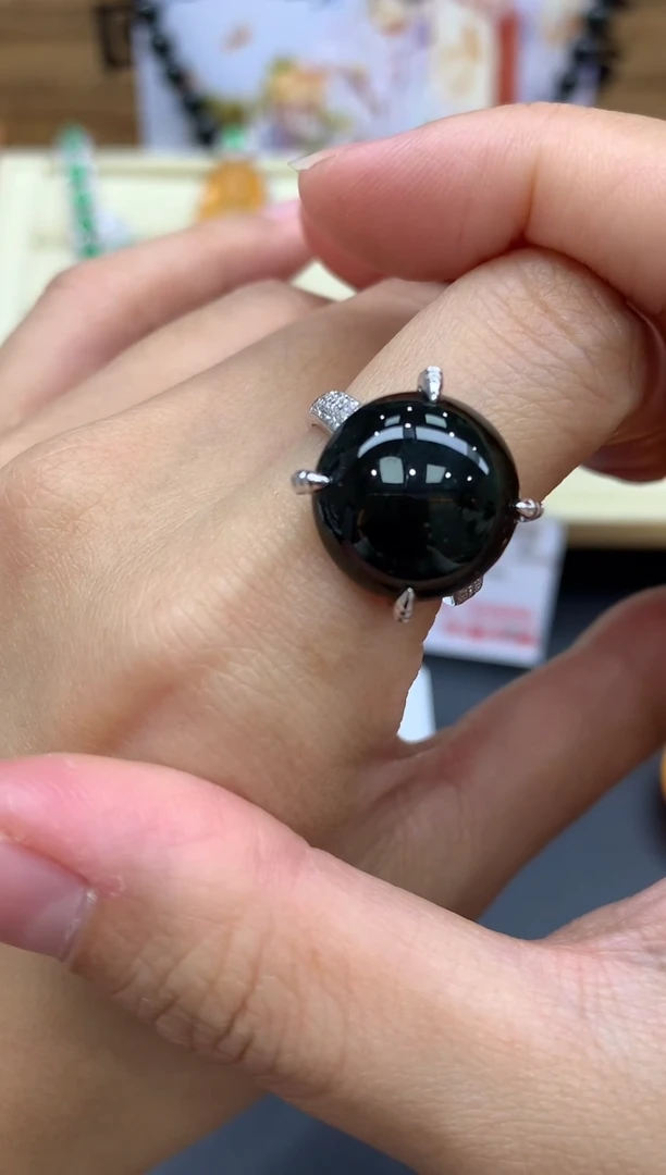 【闪购商品】翡翠戒指18K金镶嵌467-中国好珍宝