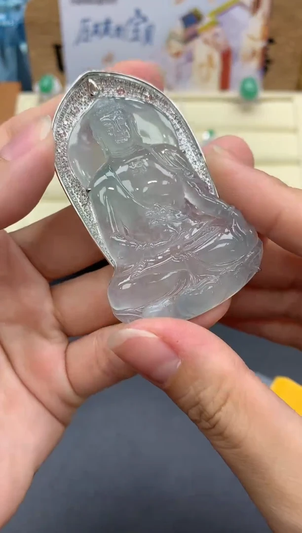 【闪购商品】翡翠颈饰18K金镶嵌609-中国好珍宝