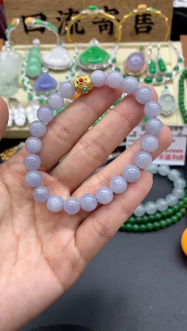 【闪购商品】翡翠手串未镶嵌456-多人