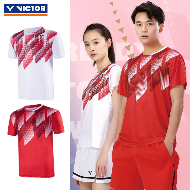 威克多VICTOR胜利丹麦羽毛球服T30000TD推广版透气速干男女款