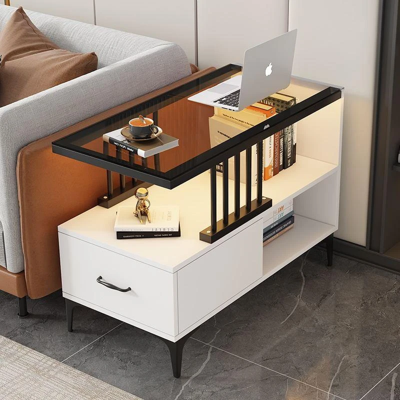 沙发侧边柜边几边柜桌子茶几小型迷你边桌靠墙窄简约轻奢置物