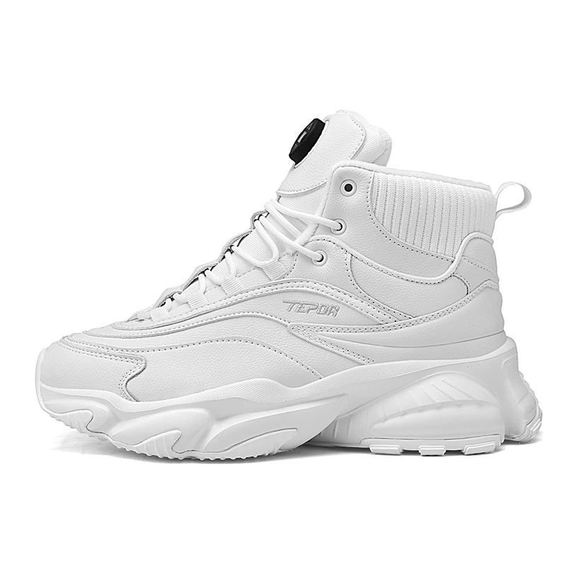 【官方正品】天跑祝融发热鞋高帮秋冬新款保温发热功能鞋老爹鞋加绒