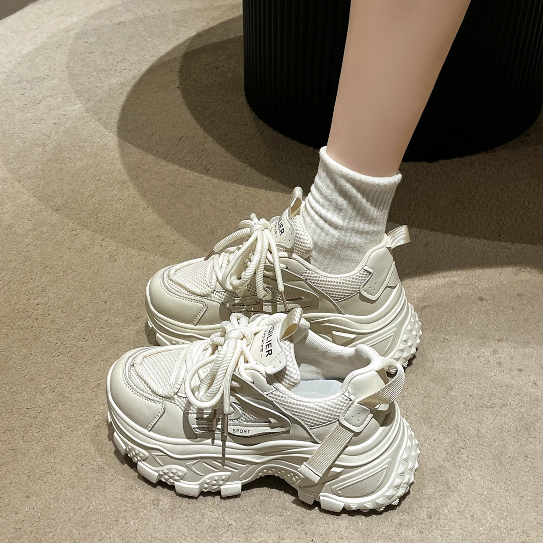 厚底老爹鞋女2024秋季新款显脚小增高百搭休闲运动鞋 2691