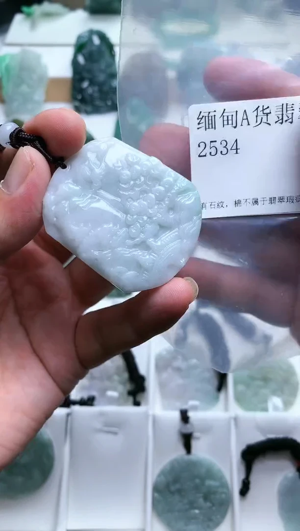 【闪购商品】翡翠颈饰未镶嵌2534挂件