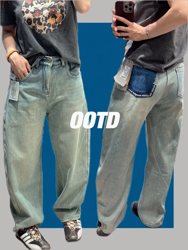 【2302】加绒弯刀裤～怎么穿都好看的牛仔裤