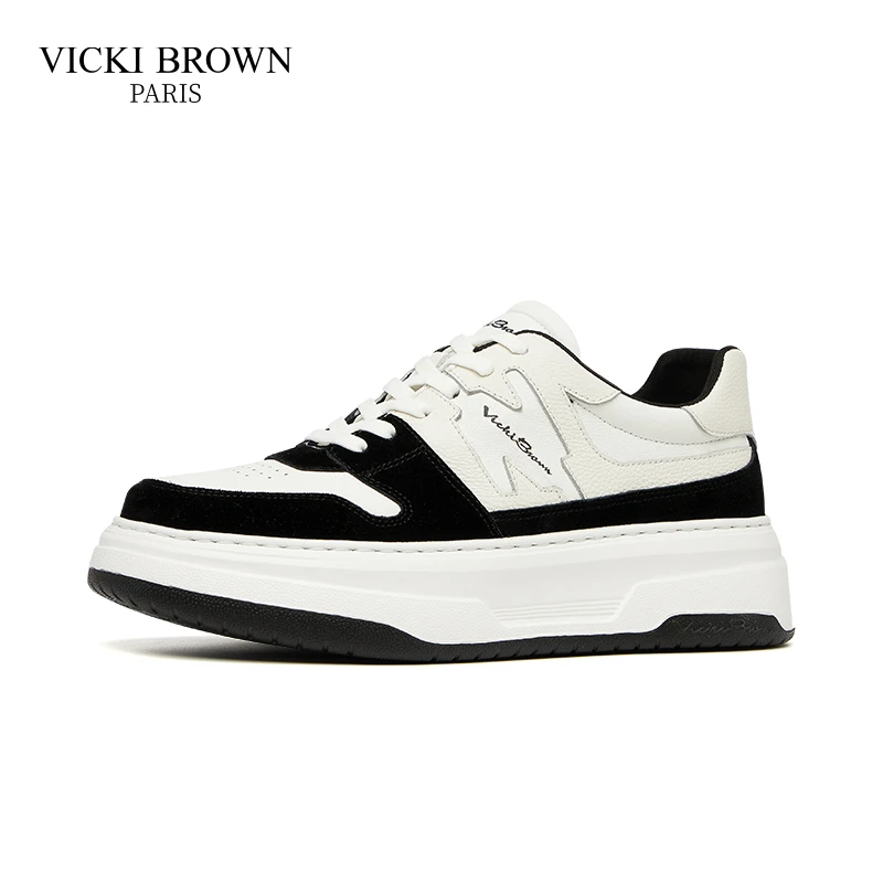 VB男鞋VICKI BROWN轻奢品牌夏季时尚板鞋厚底增高男士休闲鞋76160