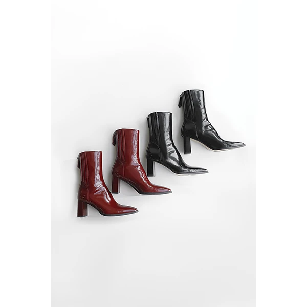 【D.Limit design】简约漆皮高跟时装靴（7）
