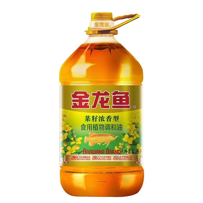 金龙鱼金龙鱼菜籽浓香型植物调和油5L1桶(25年产)