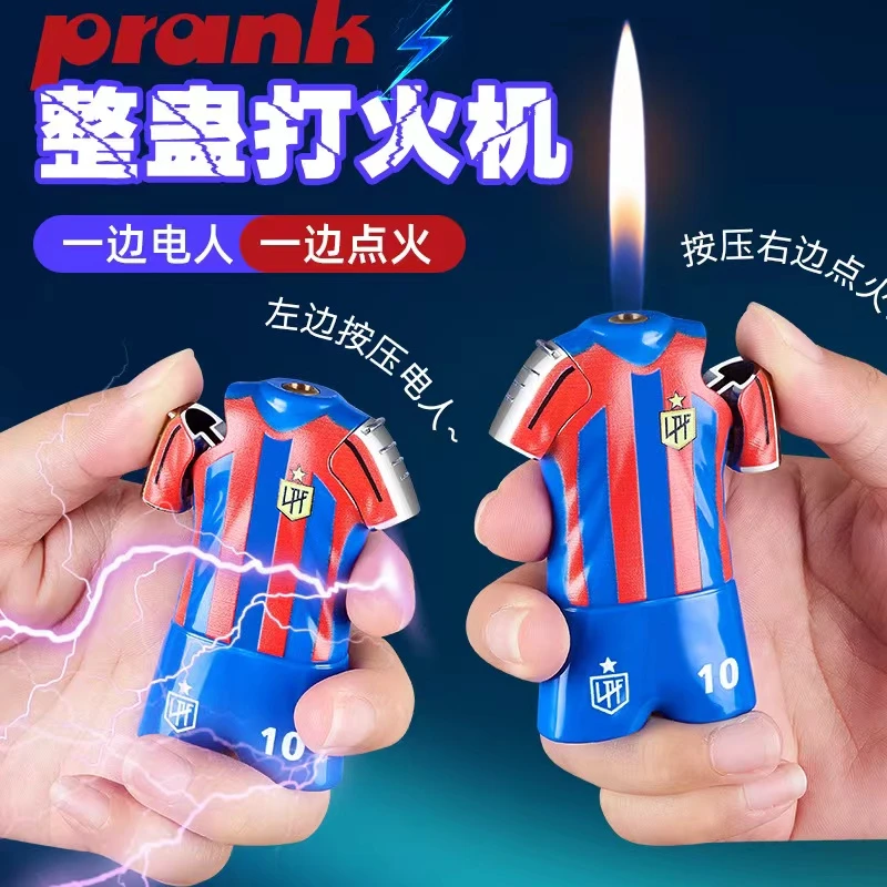 新款恶作剧整人整蛊打火机搞怪电人玩具创意礼物点火整人两不误