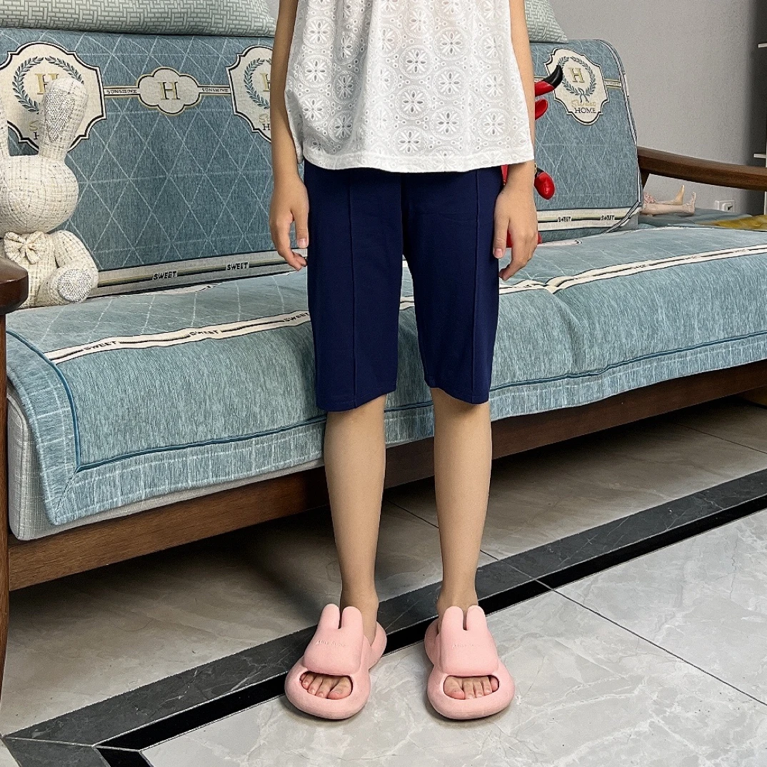 品质时尚舒适打底裤弹力裤五分打底裤2111