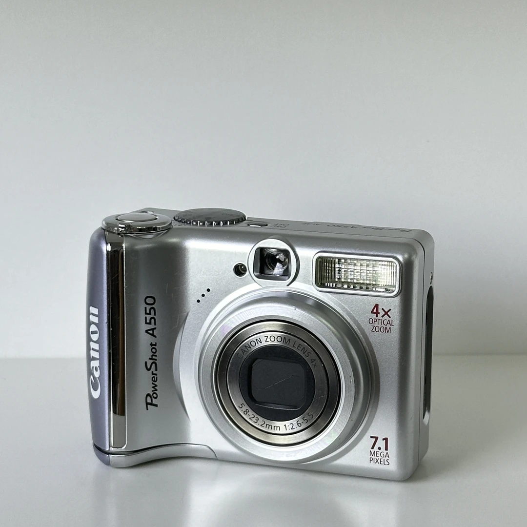 9新 Canon/佳能 A550网红款像素710w4倍光学变焦网红氛围感CCD