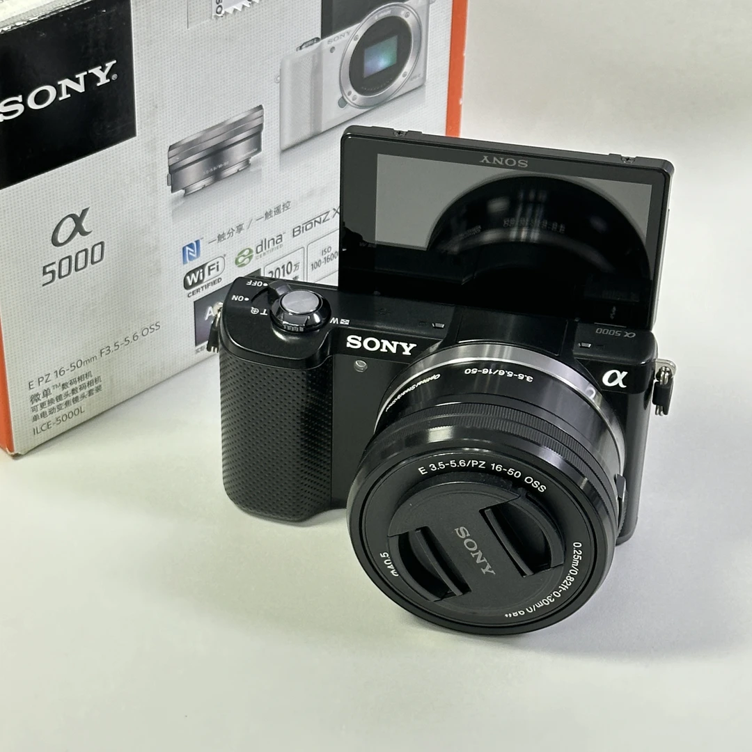 9新 Sony/索尼 A5000微单套机像素2010w原装16-50mm镜头
