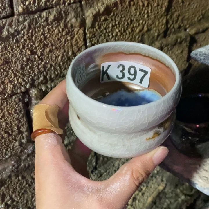 陶园柴烧 开窑大吉397瑕风化摆件