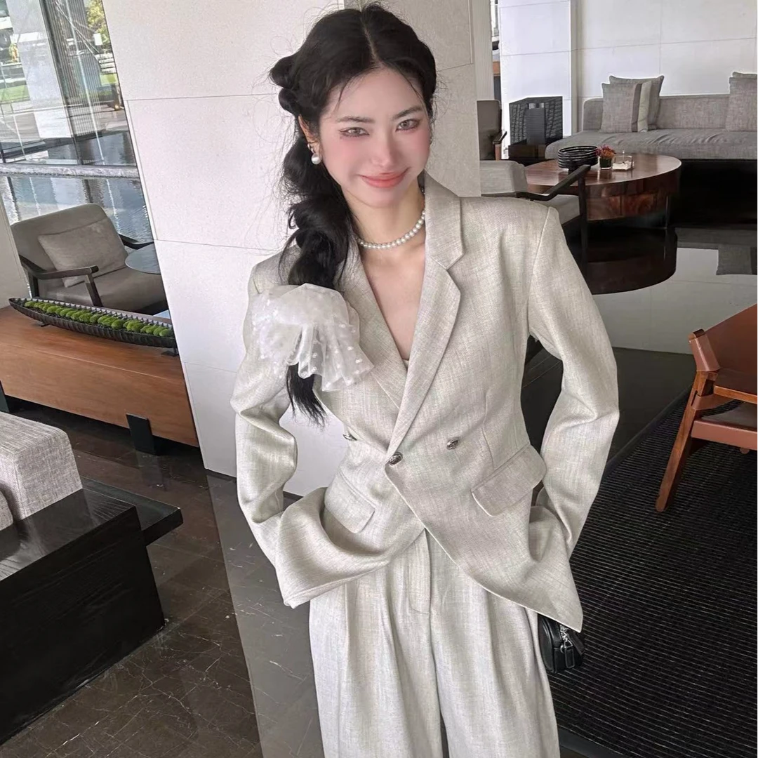 （诗诗专属）气质百搭设计师时尚 高级感 套装 孤品扣号 链接
