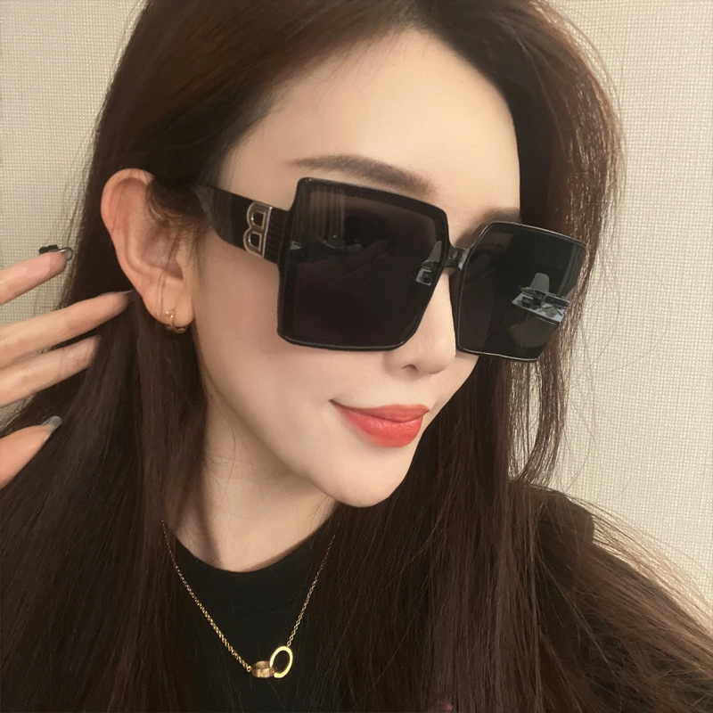 墨镜女ins太阳镜2023年新款防紫外线强光gm茶色眼镜网红款女款