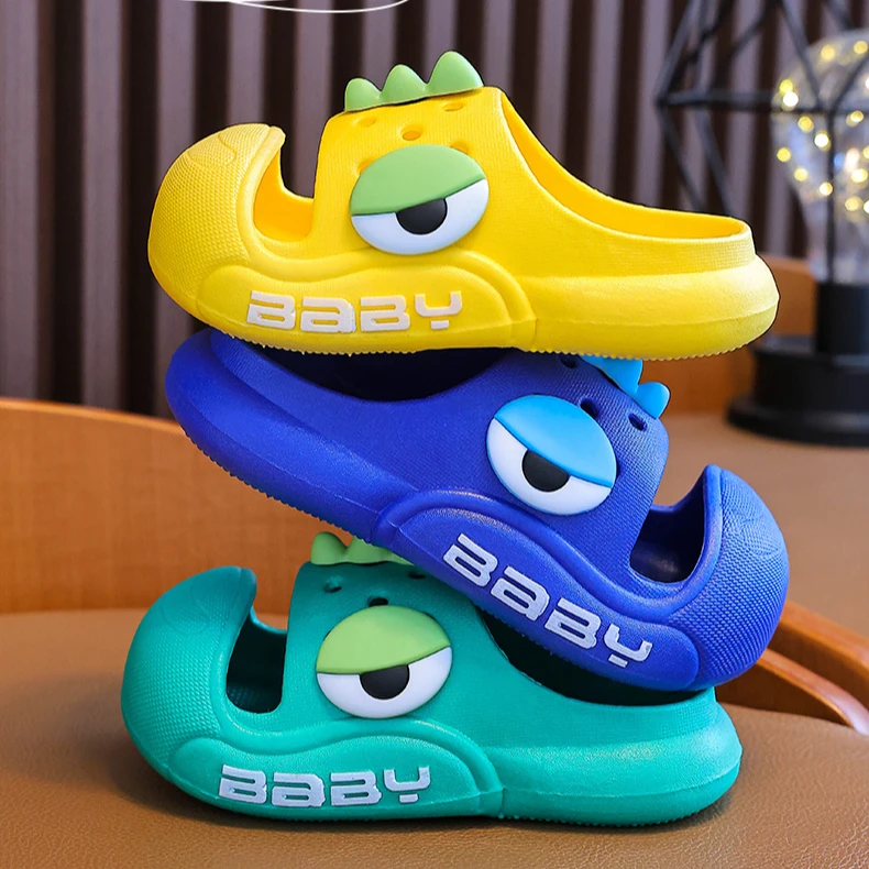 室外儿童拖鞋男童女孩宝宝夏季居家室内洗澡防滑防臭踩屎感凉拖鞋
