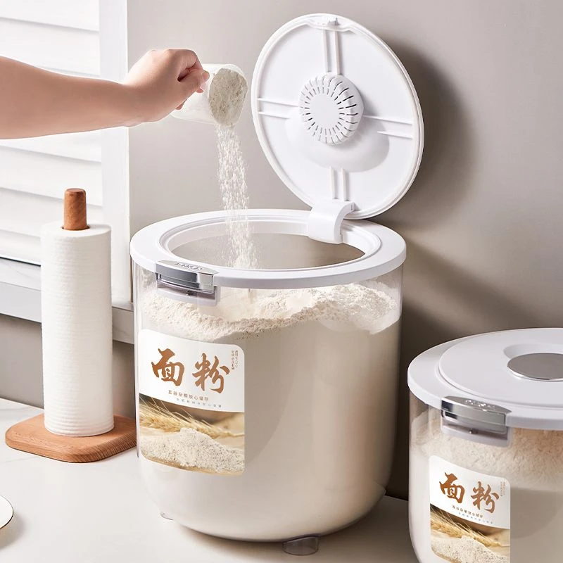 面桶家用收纳神器装米桶密封罐子五谷杂粮收纳盒面粉桶大米箱米缸