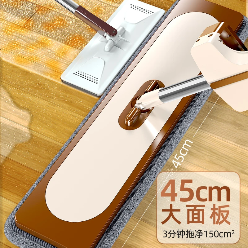 免手洗平板拖把家用2023新款墩布一拖地净地拖吸水拖布懒人神器
