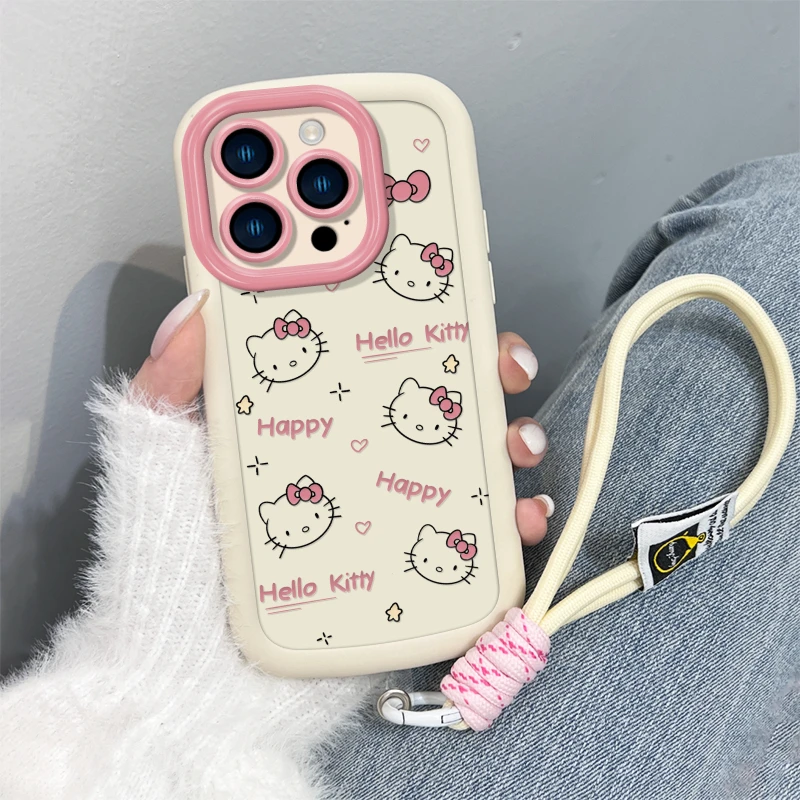 星星凯蒂猫适用iPhone13苹果15全包手机壳14promax少女心12情侣11
