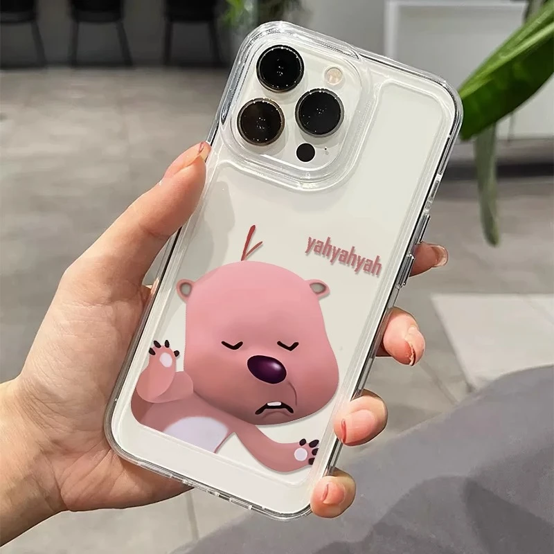 可爱搞怪loopy海狸iPhone15promax苹果13手机壳14女款12高级感78p