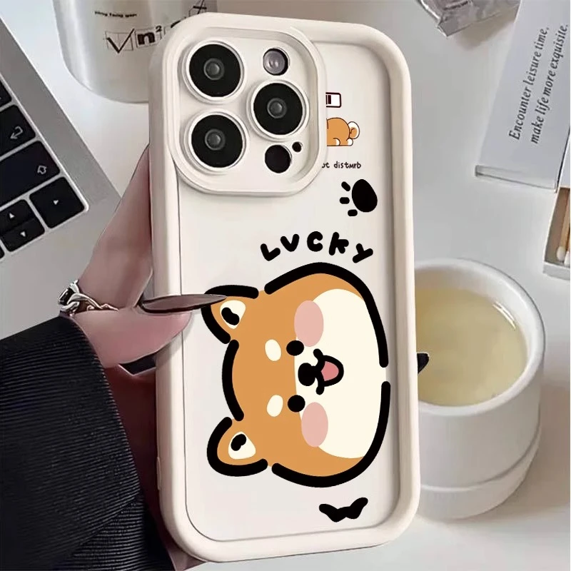 柴犬小狗iphone15苹果13手机壳14pro可爱12proamx情侣11简约x全包