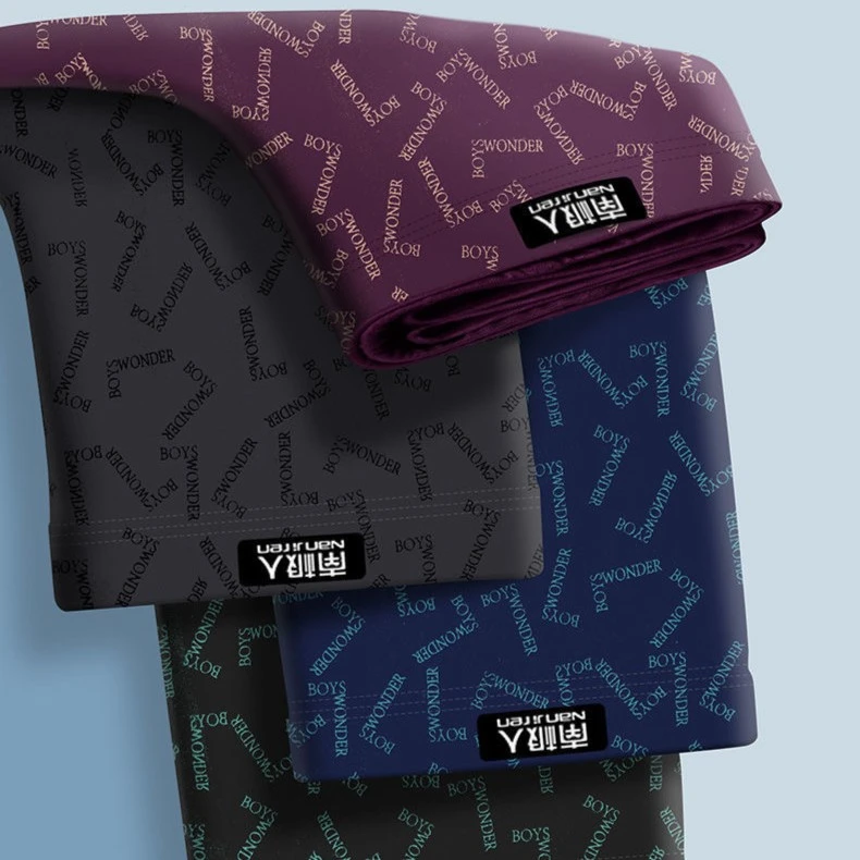 大码男士内裤男新疆棉平角个性青年潮流裤底夏季透气大码内裤衩男