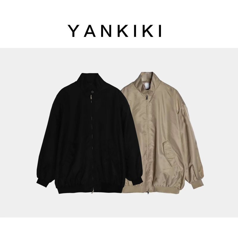 洋气感纽扣领棒球服外套 YANKIKI 2024 春款 NEW