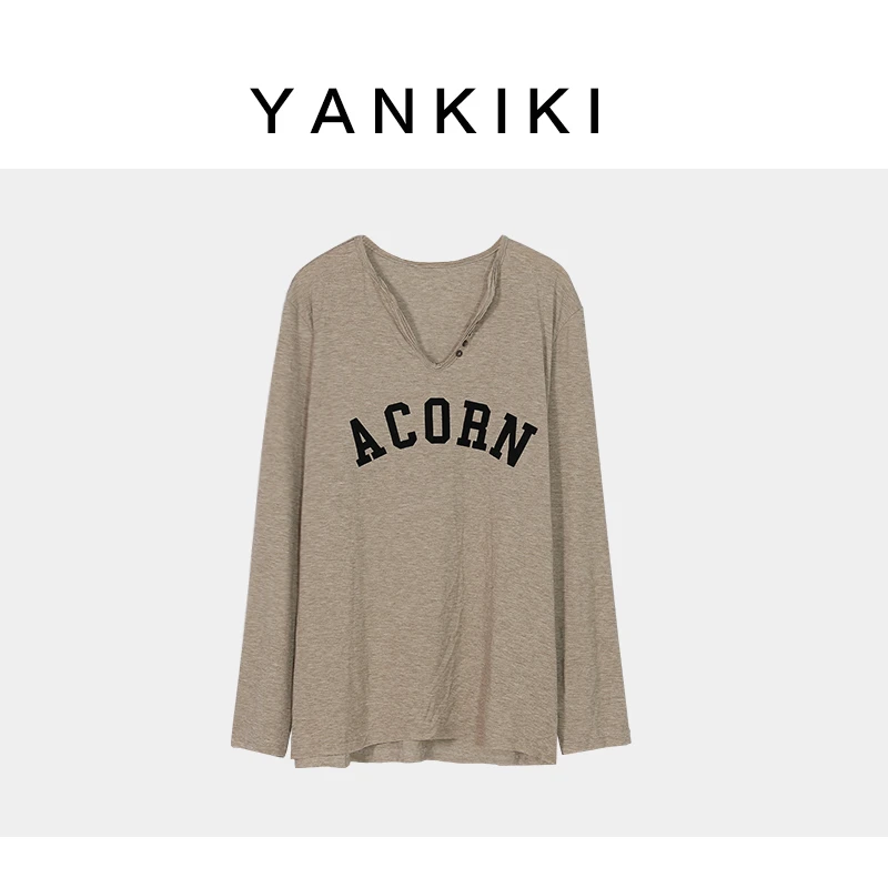 软糯字母上衣 Yankiki（心心家） 2023秋季7029